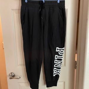PINK jogger style sweat pants